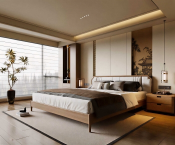 New Chinese Style Bedroom-ID:222979076