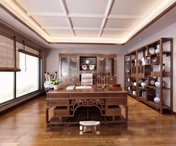 New Chinese Style Study Space-ID:446892023