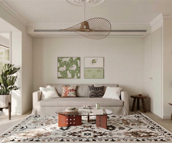 French Style A Living Room-ID:242503887