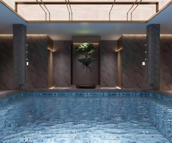 Modern Swimming Pool-ID:563776972