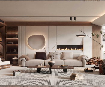 Modern A Living Room-ID:674455881