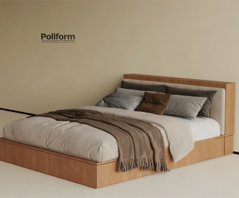 Modern Double Bed-ID:267674928