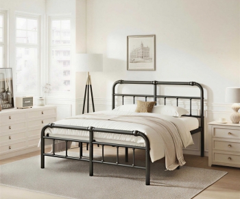 Modern Double Bed-ID:491440333