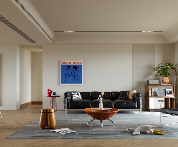 Modern A Living Room-ID:377146963