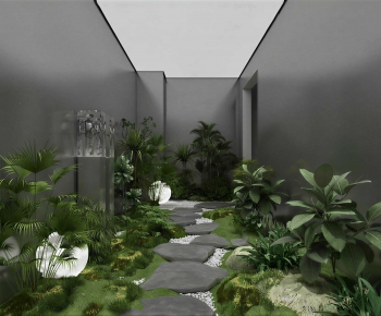 Modern Courtyard/landscape-ID:833919036