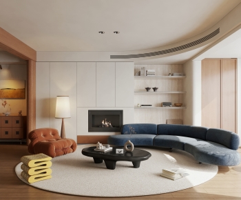 Modern A Living Room-ID:592319975