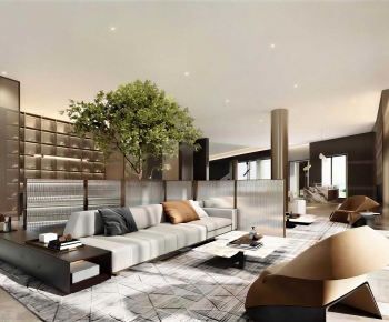 Modern A Living Room-ID:591166975