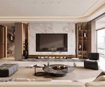 Modern A Living Room-ID:669343951