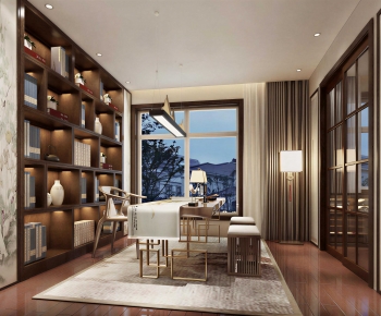 New Chinese Style Study Space-ID:424446117