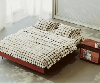 Modern Double Bed-ID:916440969