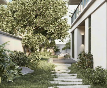 Modern Courtyard/landscape-ID:102689335