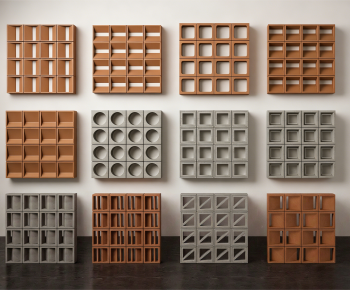 Modern Cement Brick Screen Partition-ID:458745005