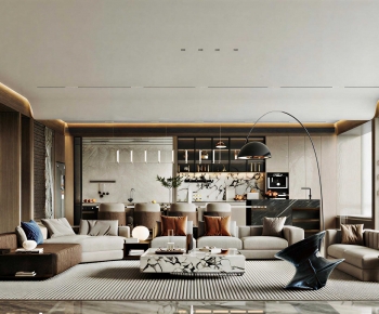 Modern A Living Room-ID:746376993