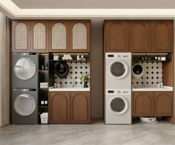 Modern Laundry Cabinet-ID:855056055