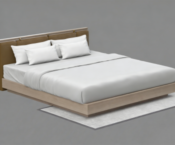 Modern Double Bed-ID:764427904