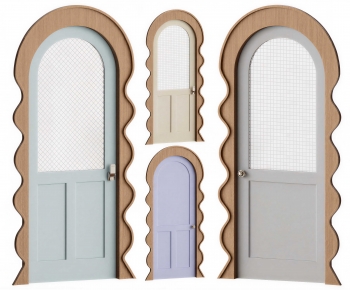 French Style Single Door-ID:526927956