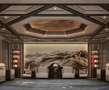 New Chinese Style Reception Room-ID:585345034