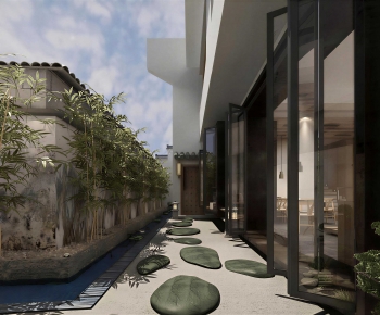 New Chinese Style Courtyard/landscape-ID:811851987