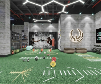 Industrial Style Gym-ID:618043903