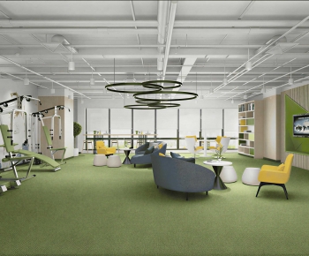 Modern Staff Recreation Room-ID:909683945