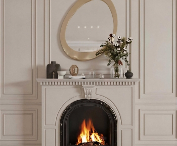 French Style Fireplace-ID:879623892