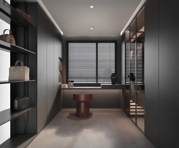 Modern Clothes Storage Area-ID:677111112