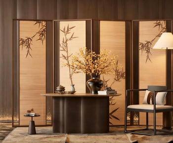 New Chinese Style Lounge Chair-ID:691906936
