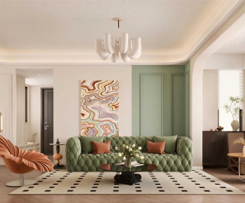 French Style A Living Room-ID:558545115