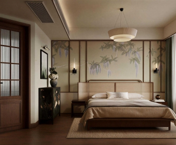 New Chinese Style Bedroom-ID:568267112