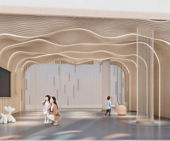 Modern Kindergarten Hall-ID:443746091