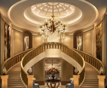 New Classical Style Lobby Hall-ID:774054059
