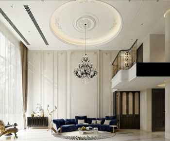 French Style A Living Room-ID:180999999