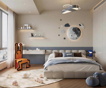 Modern Boy's Room And Son's Room-ID:558474065