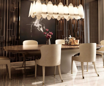 Modern Dining Table And Chairs-ID:472183945