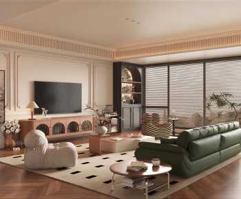 French Style A Living Room-ID:100625999