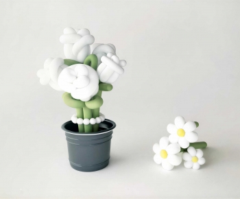 Modern Potted Green Plant-ID:568339876