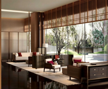 New Chinese Style Lobby Hall-ID:878388923