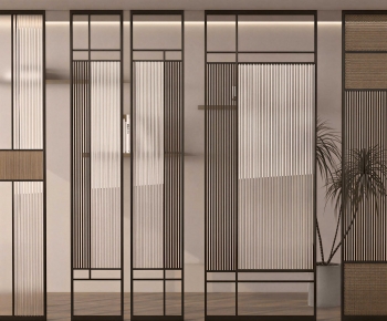 Modern Glass Screen Partition-ID:649287948