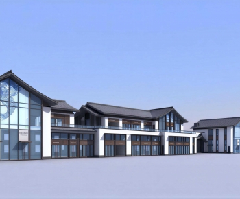 New Chinese Style Appearance Of Commercial Building-ID:786912921