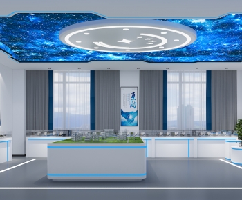 Modern Exhibition Hall-ID:838339318