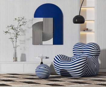 Modern Single Sofa-ID:397531038
