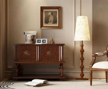 American Style Entrance Cabinet-ID:824073085