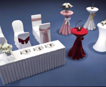 Modern Dining Table And Chairs-ID:877921103