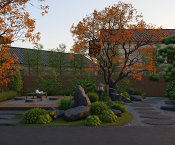 New Chinese Style Courtyard/landscape-ID:957259891