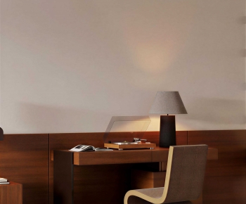 Modern Computer Desk And Chair-ID:922858005