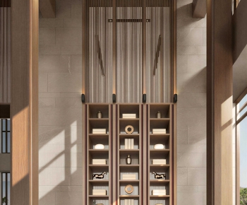 New Chinese Style Lobby Hall-ID:585999971