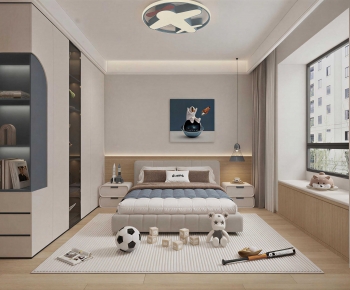 Modern Boy's Room And Son's Room-ID:345840936