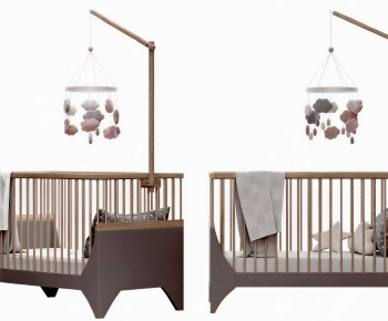 Nordic Style Crib-ID:950603966