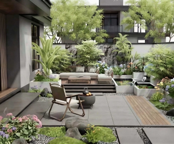Modern Courtyard/landscape-ID:818413971