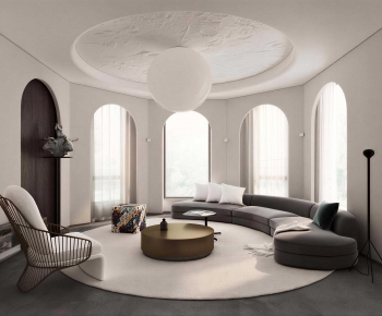 Wabi-sabi Style A Living Room-ID:382749082